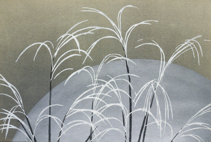 Frost from Momoyogusa reproduction of painting by Kamisaka Sekka. Classic paintings reproductions