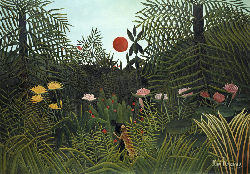 henri rousseau forest paintings