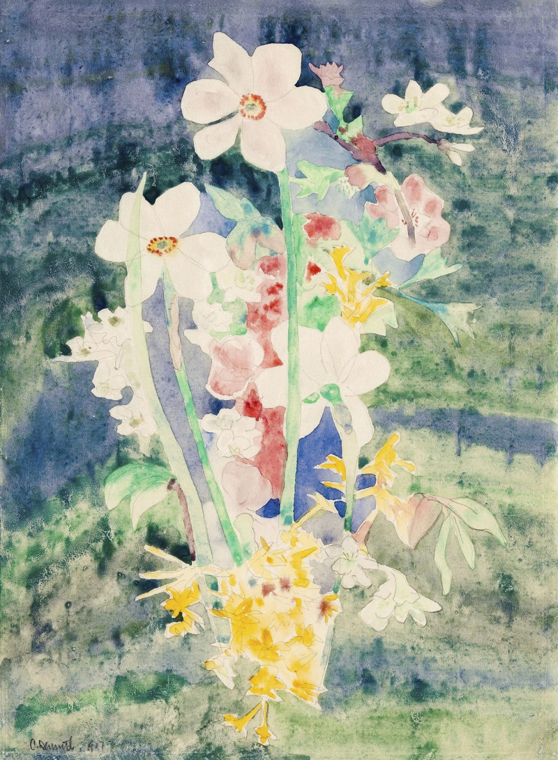 Narcissi reproduction of painting by Charles Demuth. ALL GICLEE PRINTS