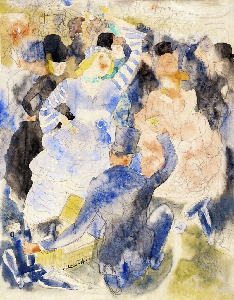 Nana At The Races reproduction of painting by Charles Demuth. ALL GICLEE PRINTS