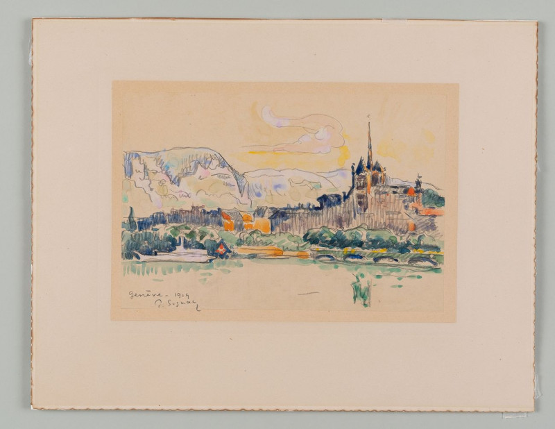 Genève reproduction of painting by Paul Signac. ALL GICLEE PRINTS