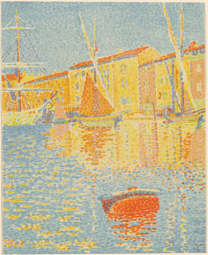 The Buoy reproduction of painting by Paul Signac. ALL GICLEE PRINTS