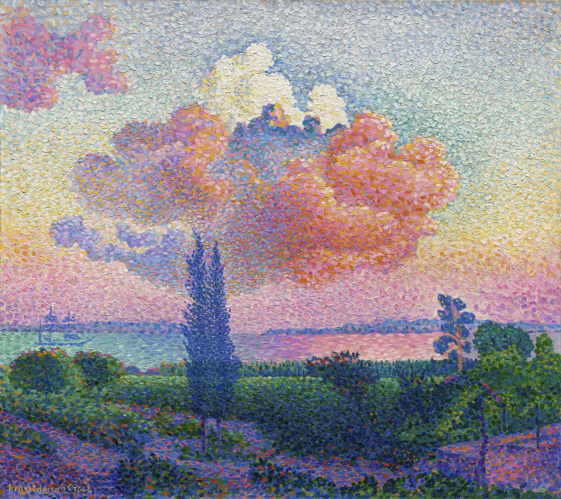 The Pink Cloud reproduction of painting by Henri Edmond Cross. ALL GICLEE PRINTS