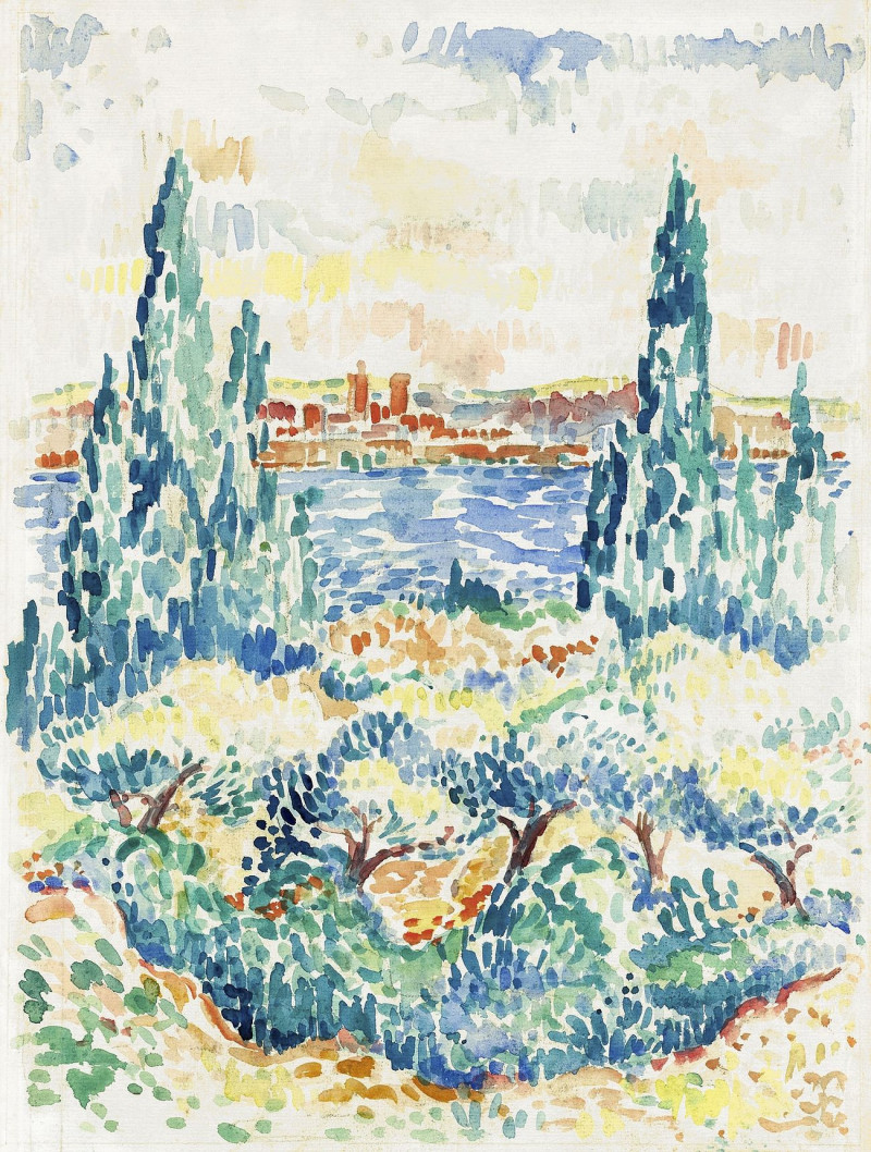 Antibes reproduction of painting by Henri Edmond Cross. ALL GICLEE PRINTS