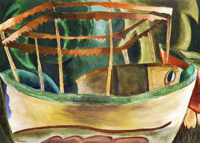 Arthur Dove'S Fishboat reproduction of painting by Arthur Dove. ALL GICLEE PRINTS