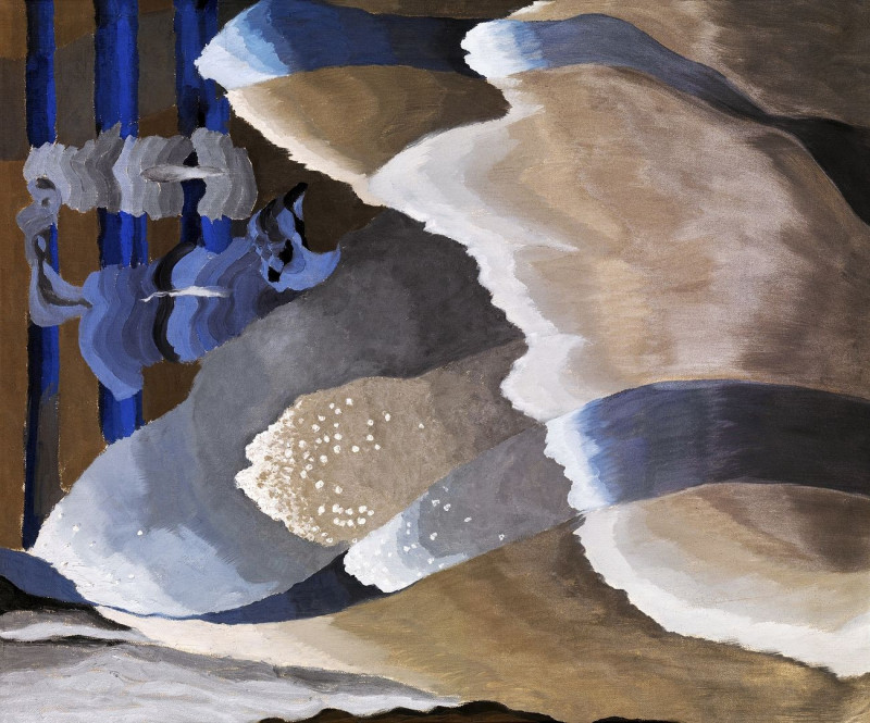 Arthur Dove'S Reaching Waves reproduction of painting by Arthur Dove. ALL GICLEE PRINTS