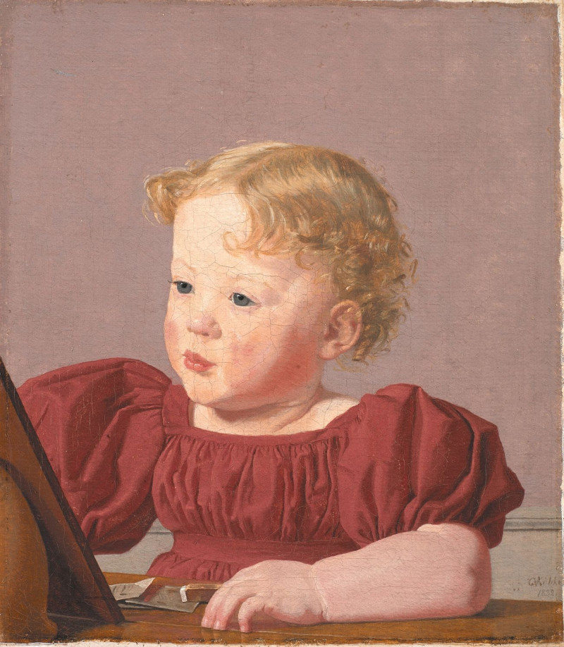 Ida Thiele, Later Married Wilde, As A Child reproduction of painting by Christen Købke. ALL GICLEE PRINTS