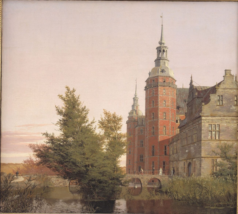 Frederiksborg Castle reproduction of painting by Christen Købke. ALL GICLEE PRINTS