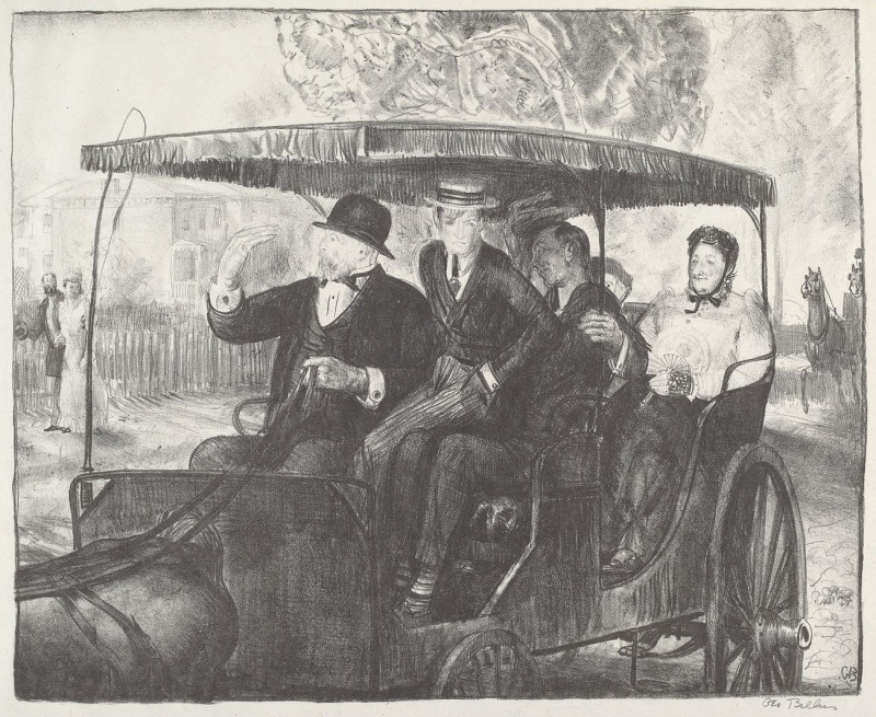 Sunday 1897, reproduction of painting by George Bellows. ALL GICLEE PRINTS