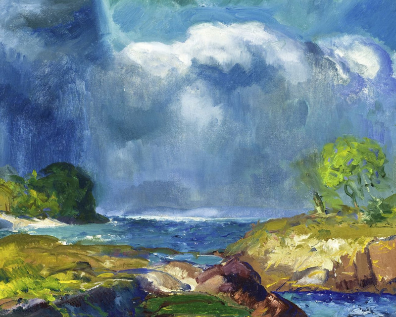 The Coming Storm reproduction of painting by George Bellows. ALL GICLEE PRINTS