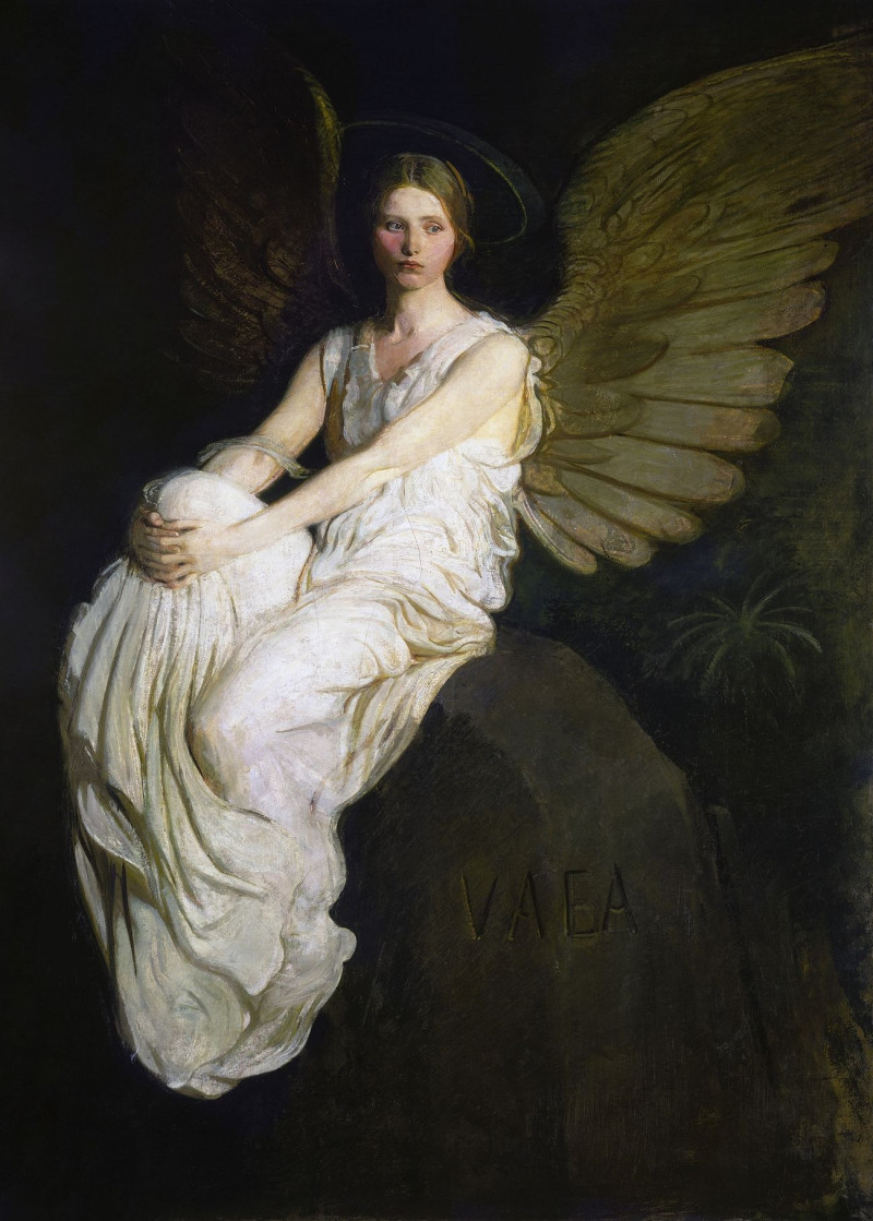 Stevenson Memorial reproduction of painting by Abbott Handerson Thayer. ALL GICLEE PRINTS