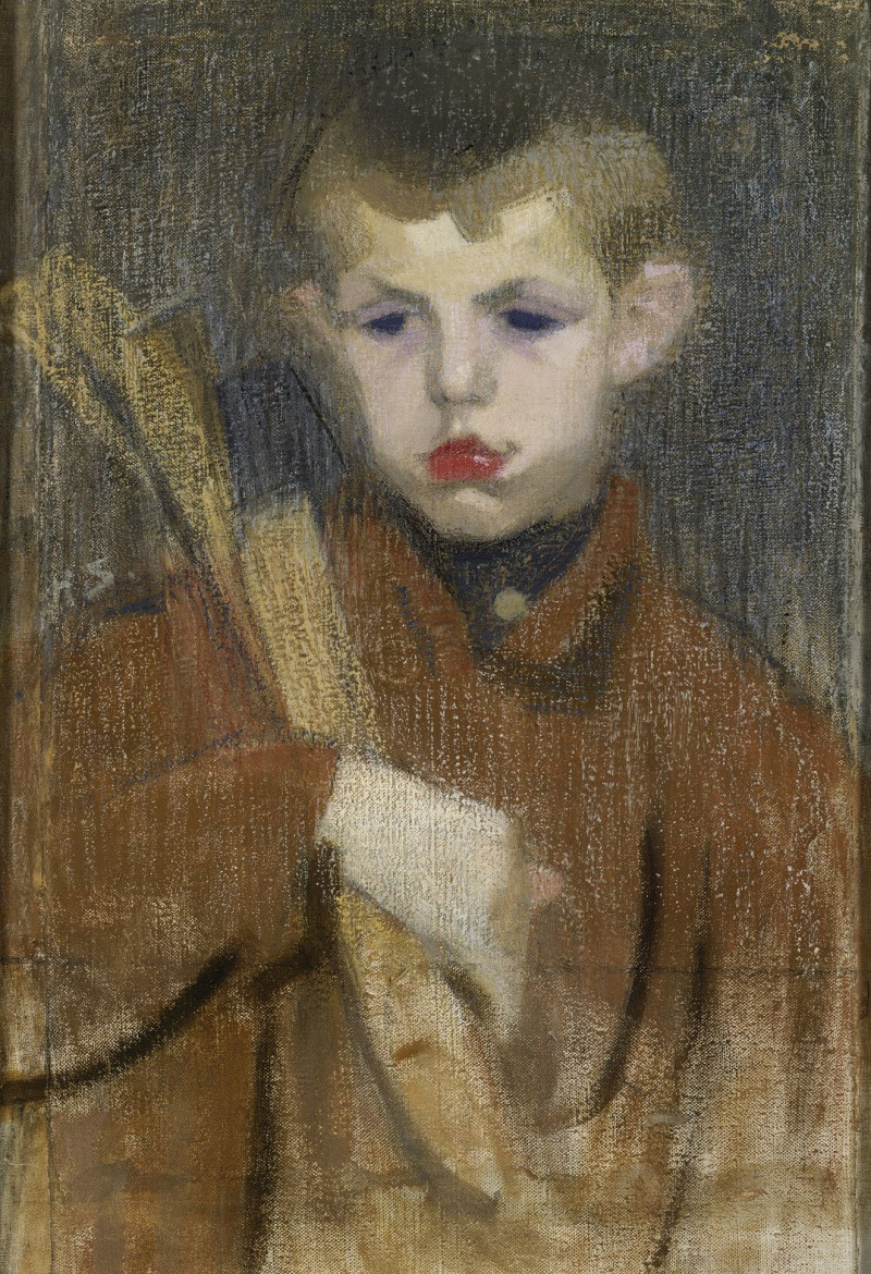 The Woodcutter I, 1910 - 1911 reproduction of painting by Helene Schjerfbeck. ALL GICLEE PRINTS