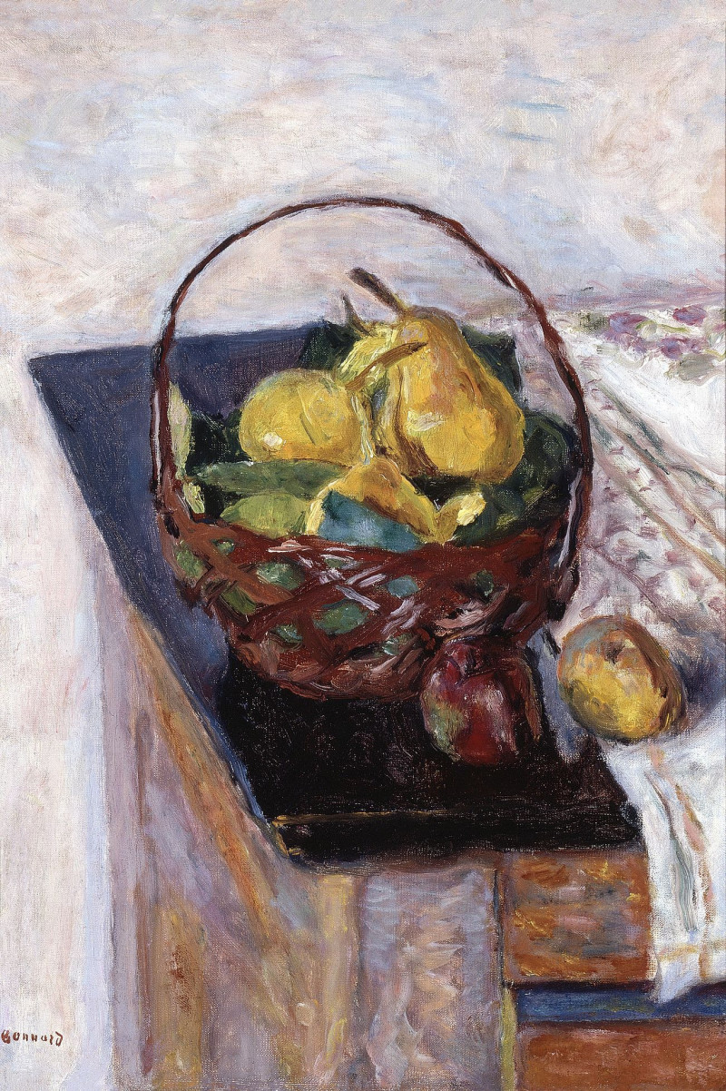 Pierre Bonnard reprodukcija The Basket Of Fruit, VISOS REPRODUKCIJOS , paveikslai, reprodukcijos internetu