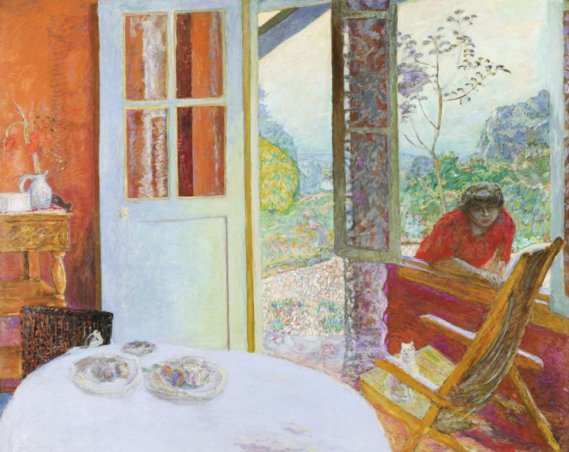 Dining Room In The Country reproduction of painting by Pierre Bonnard. ALL GICLEE PRINTS