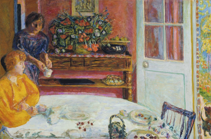 Pierre Bonnard reprodukcija The Dining Room, Vernonnet, VISOS REPRODUKCIJOS , paveikslai, reprodukcijos internetu