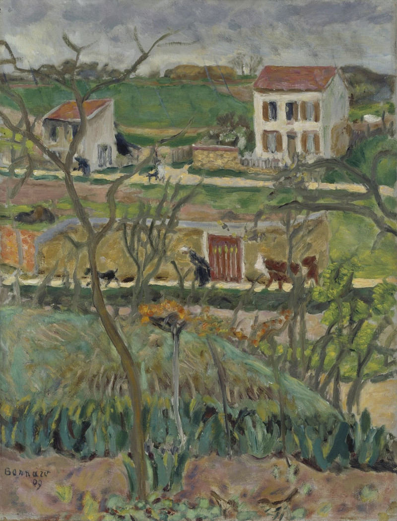 Rainy Landscape, Landscape In Rainy Weather reproduction of painting by Pierre Bonnard. ALL GICLEE PRINTS