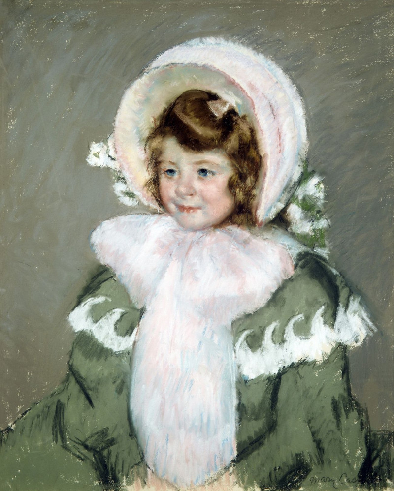 Mary Cassatt reprodukcija Child In Green Coat, VISOS REPRODUKCIJOS , paveikslai, reprodukcijos internetu