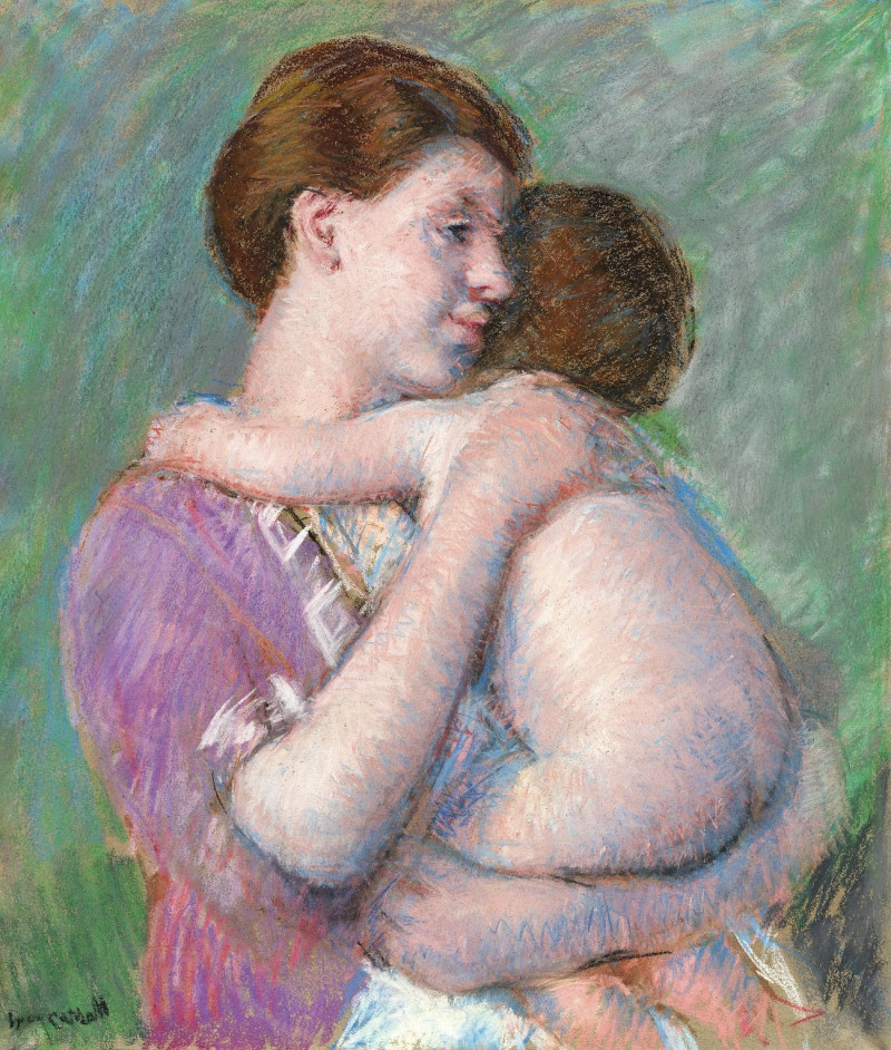 Mother And Child reproduction of painting by Mary Cassatt. ALL GICLEE PRINTS