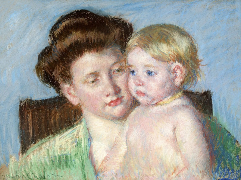 Mother And Child reproduction of painting by Mary Cassatt. ALL GICLEE PRINTS