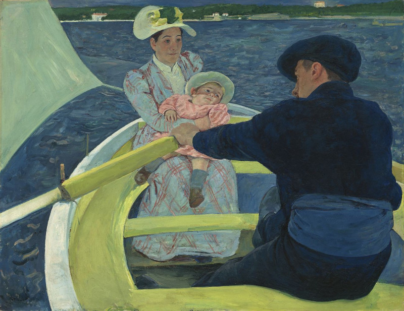 The Boating Party reproduction of painting by Mary Cassatt. ALL GICLEE PRINTS