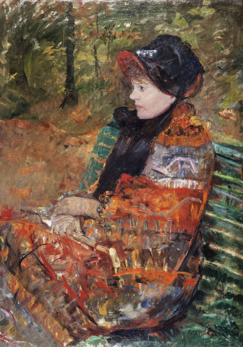 Autumn, Portrait Of Lydia Cassatt reproduction of painting by Mary Cassatt. ALL GICLEE PRINTS