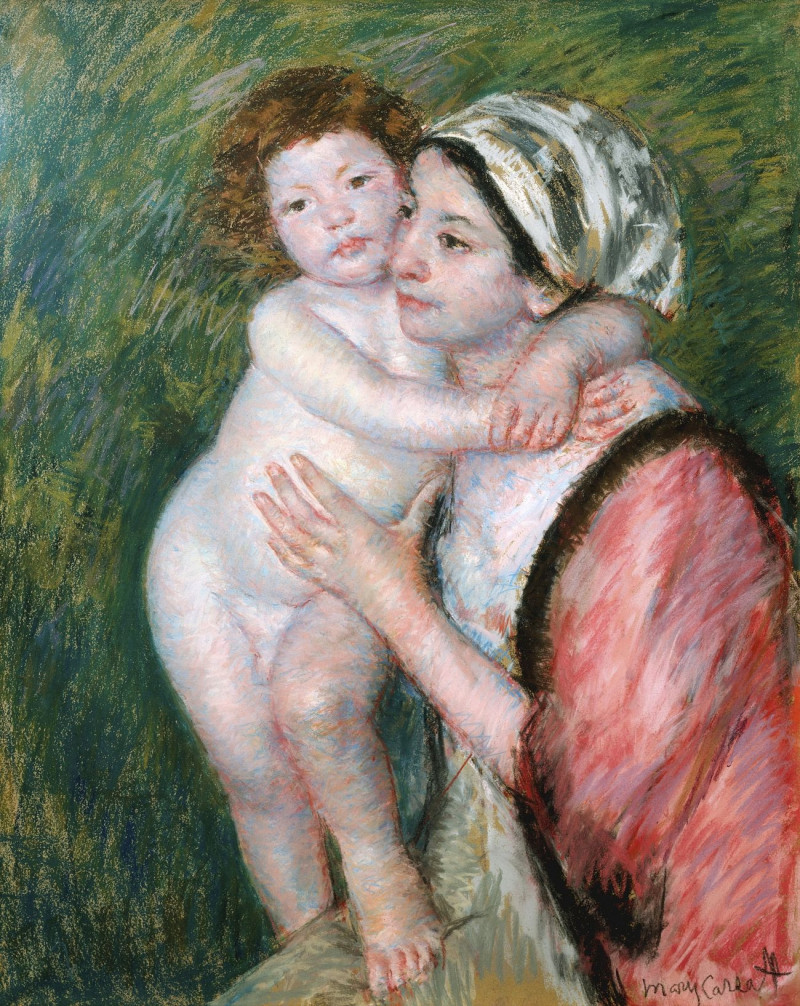 Mary Cassatt reprodukcija Mother And Child, VISOS REPRODUKCIJOS , paveikslai, reprodukcijos internetu