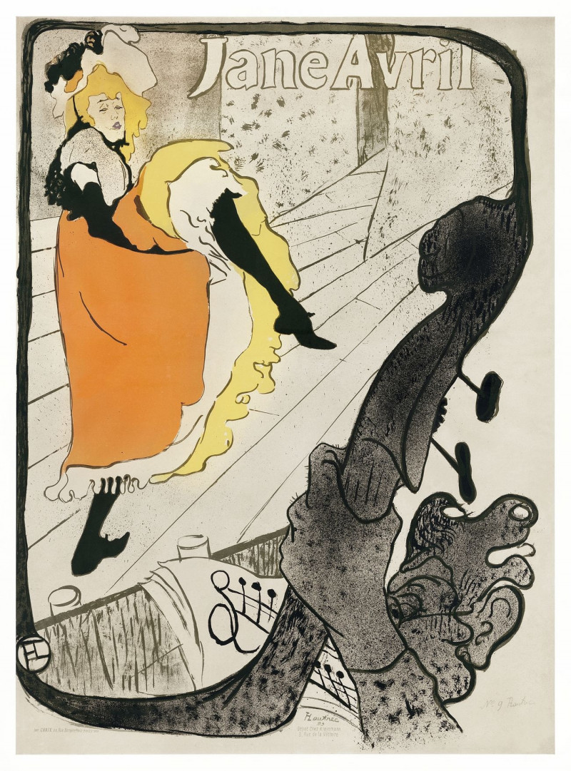 Henri De Toulouse Lautrec reprodukcija Jane Avril, VISOS REPRODUKCIJOS , paveikslai, reprodukcijos internetu