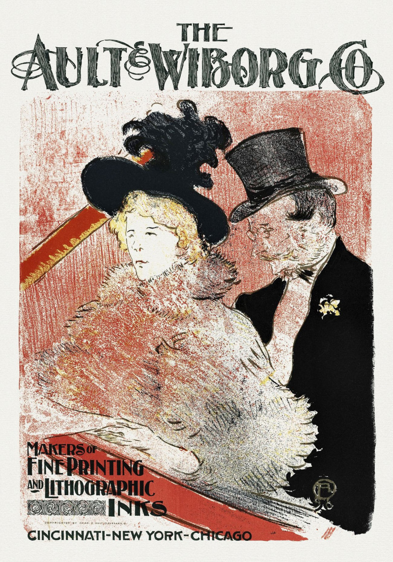 Au Concert reproduction of painting by Henri De Toulouse Lautrec. ALL GICLEE PRINTS