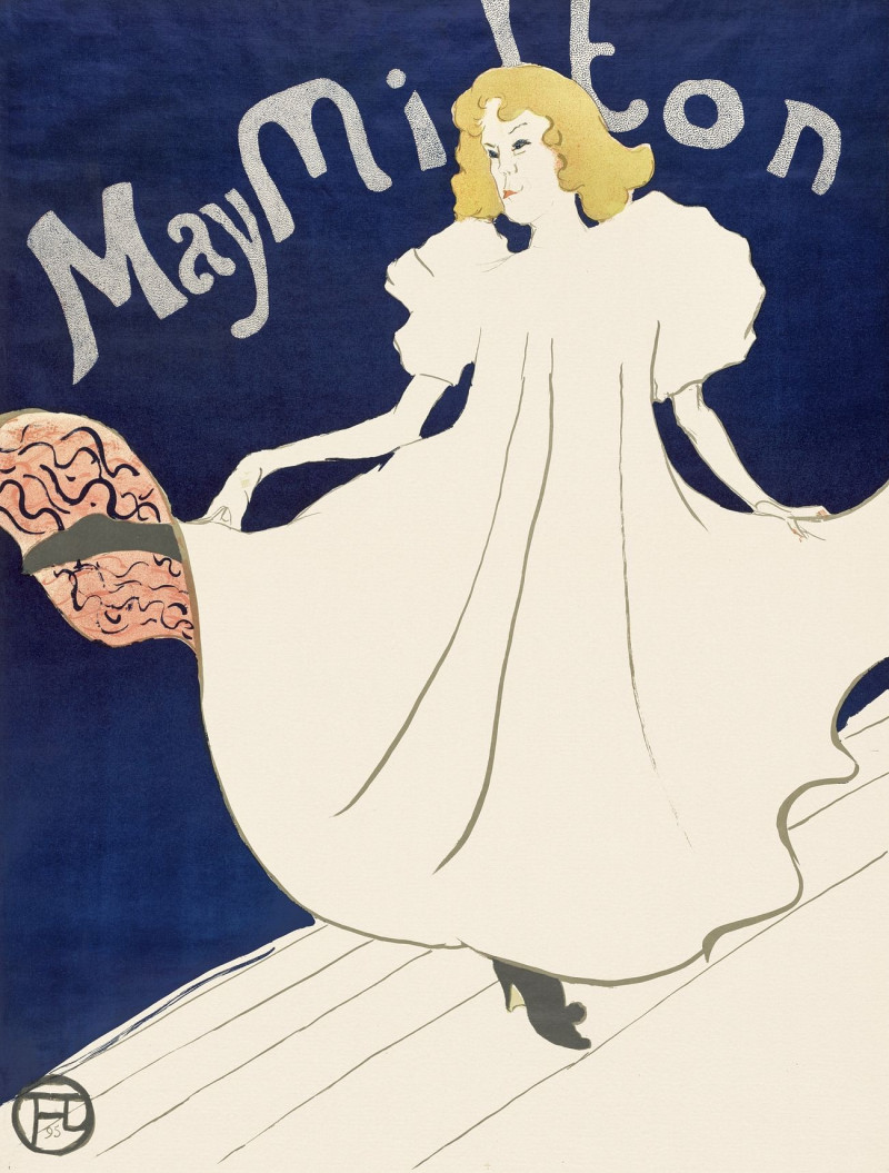 May Milton reproduction of painting by Henri De Toulouse Lautrec. ALL GICLEE PRINTS