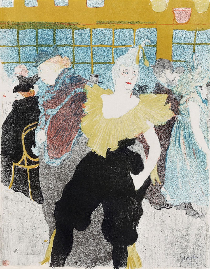 Henri De Toulouse Lautrec reprodukcija Elles: The Clownesse, VISOS REPRODUKCIJOS , paveikslai, reprodukcijos internetu