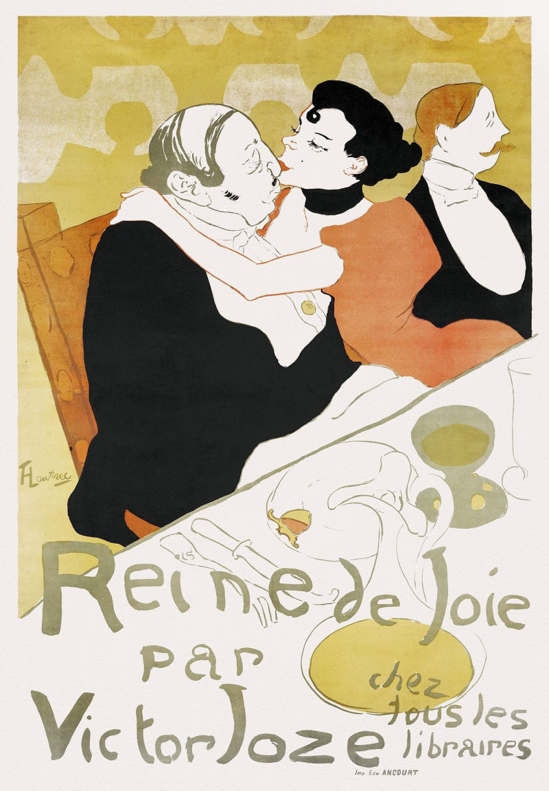 Reine De Joie reproduction of painting by Henri De Toulouse Lautrec. ALL GICLEE PRINTS