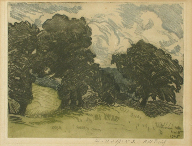 Laindon Hill Ii, 1905, reproduction of painting by Alfred William Finch. ALL GICLEE PRINTS