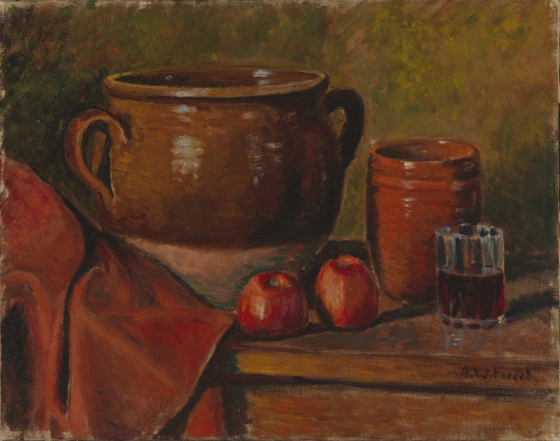 Still Life, 1923, reproduction of painting by Alfred William Finch. Still-life