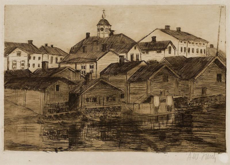 Alfred William Finch reprodukcija Porvoo, 1900 - 1925, VISOS REPRODUKCIJOS , paveikslai, reprodukcijos internetu