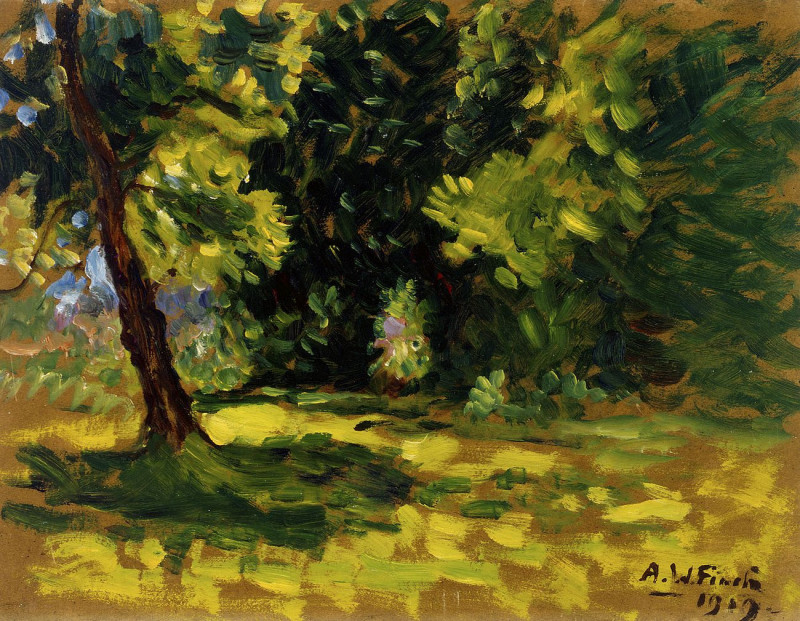 Bushes, 1919, reproduction of painting by Alfred William Finch. ALL GICLEE PRINTS