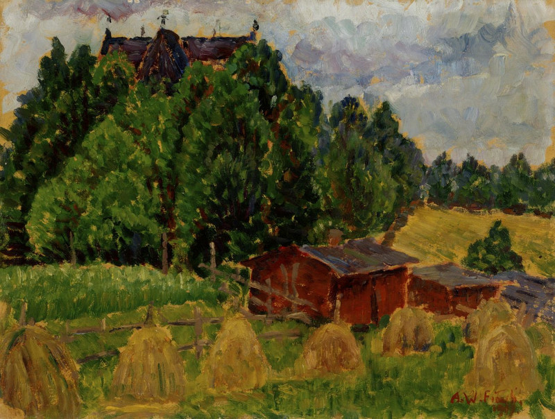 Landscape From Padasjoki, 1917, reproduction of painting by Alfred William Finch. ALL GICLEE PRINTS