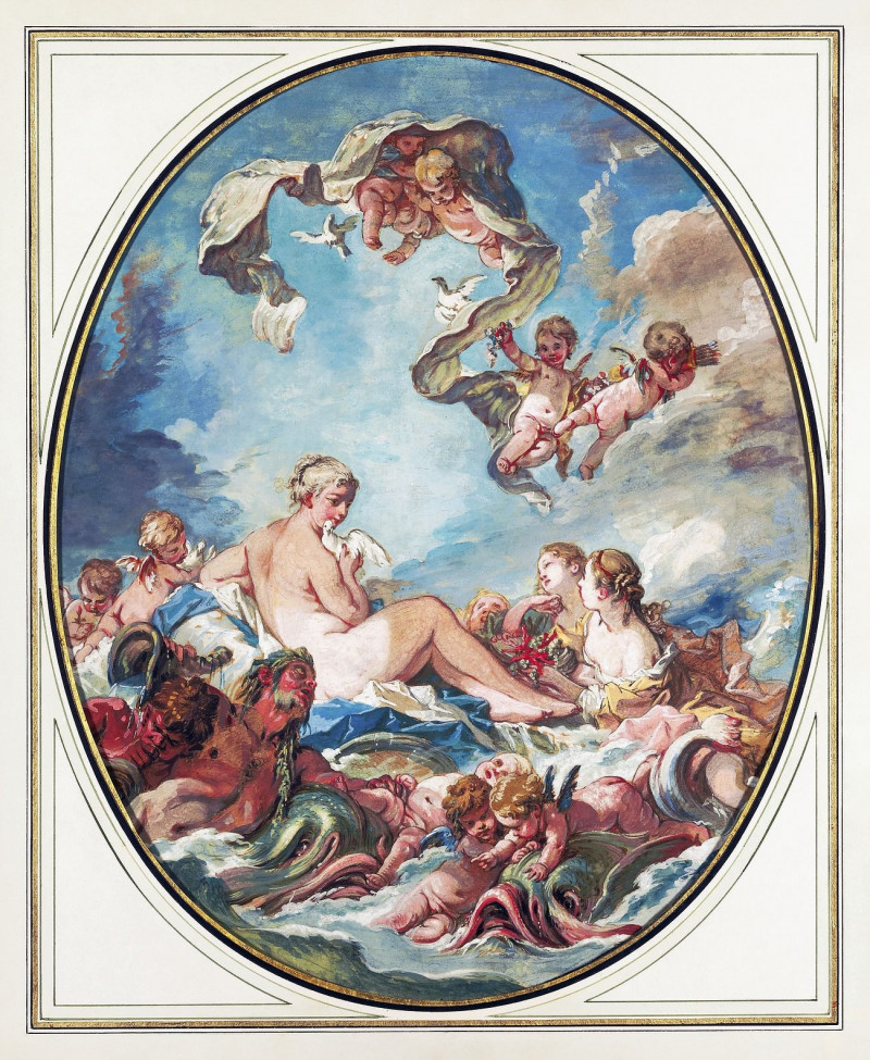 Francois Boucher reprodukcija Francois Boucher'S The Birth And Triumph Of Venus, VISOS REPRODUKCIJOS , paveikslai, reprodukci...