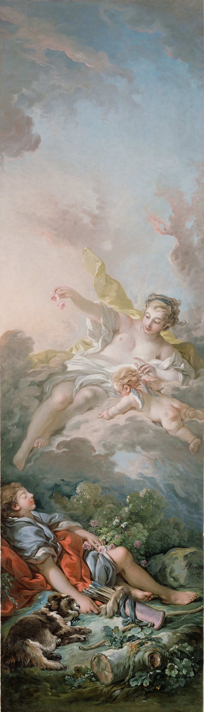 Francois Boucher'S Aurora And Cephalus reproduction of painting by Francois Boucher. ALL GICLEE PRINTS