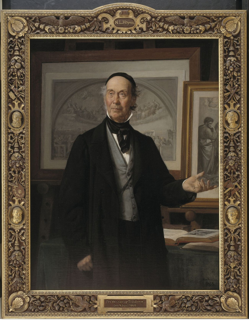 The Art Historian, Professor N reproduction of painting by Wilhelm Marstrand. ALL GICLEE PRINTS