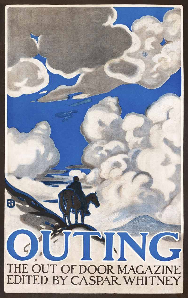 Outing reproduction of painting by Edward Penfield. ALL GICLEE PRINTS