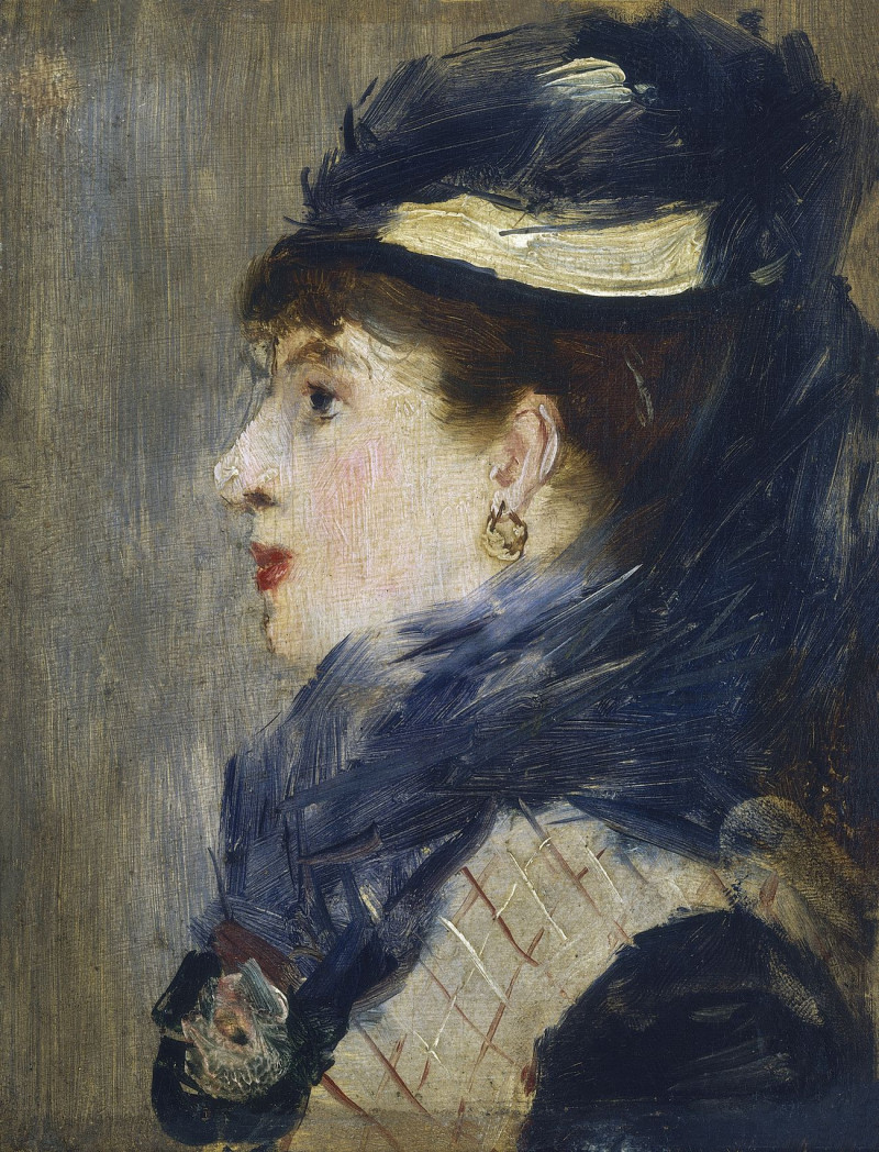 Portrait Of A Lady reproduction of painting by Edouard Manet. ALL GICLEE PRINTS