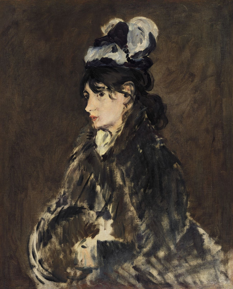 Berthe Morisot reproduction of painting by Edouard Manet. ALL GICLEE PRINTS