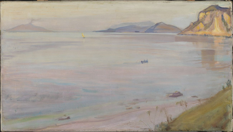 Gulf Of Naples, 1905, reproduction of painting by Magnus Enckell. ALL GICLEE PRINTS