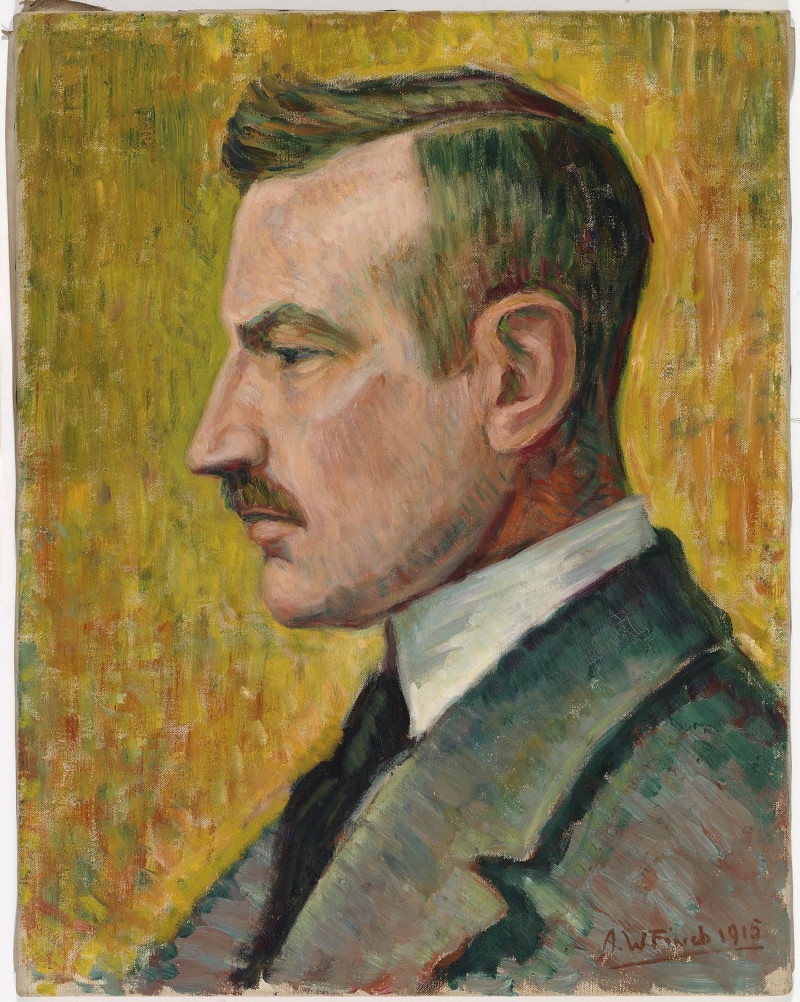 Portrait Of Artist Magnus Enckell, 1915, reproduction of painting by Magnus Enckell. ALL GICLEE PRINTS