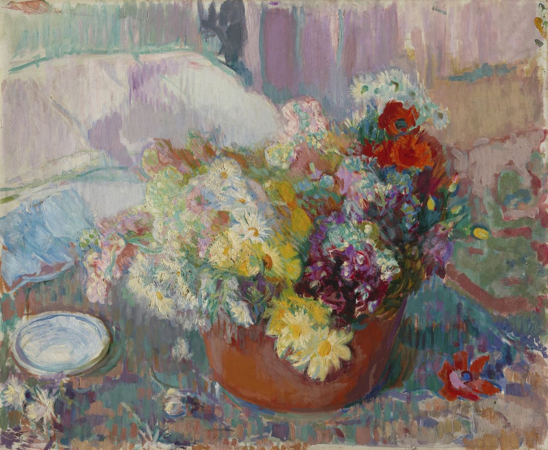 Flowers, 1912 - 1913, reproduction of painting by Magnus Enckell. ALL GICLEE PRINTS