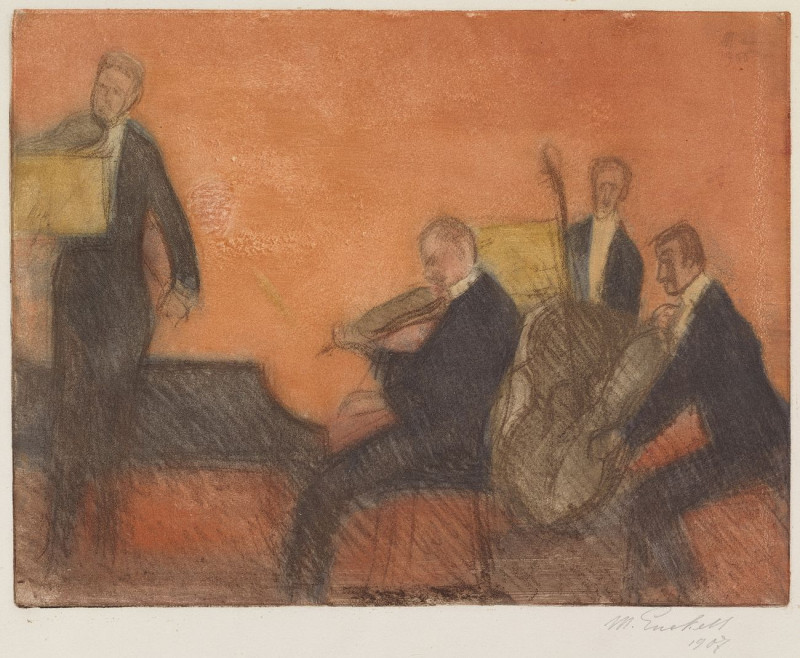 Music, 1906, reproduction of painting by Magnus Enckell. ALL GICLEE PRINTS