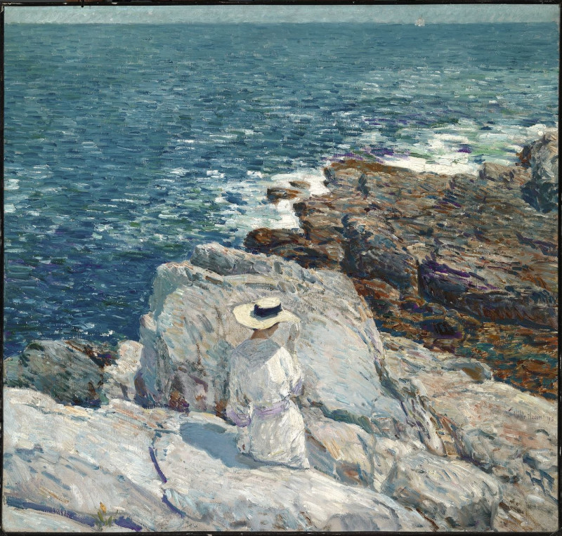 The South Ledges, Appledore reproduction of painting by Frederick Childe Hassam. ALL GICLEE PRINTS