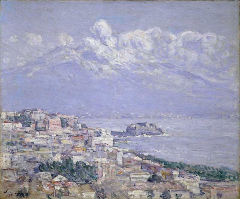 Vesuvius reproduction of painting by Frederick Childe Hassam. ALL GICLEE PRINTS