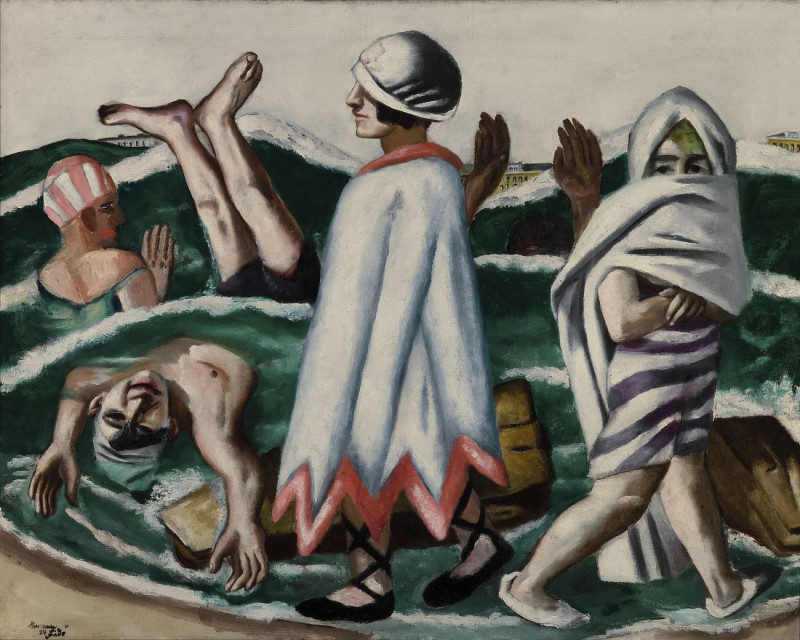 Lido reproduction of painting by Max Beckmann. ALL GICLEE PRINTS