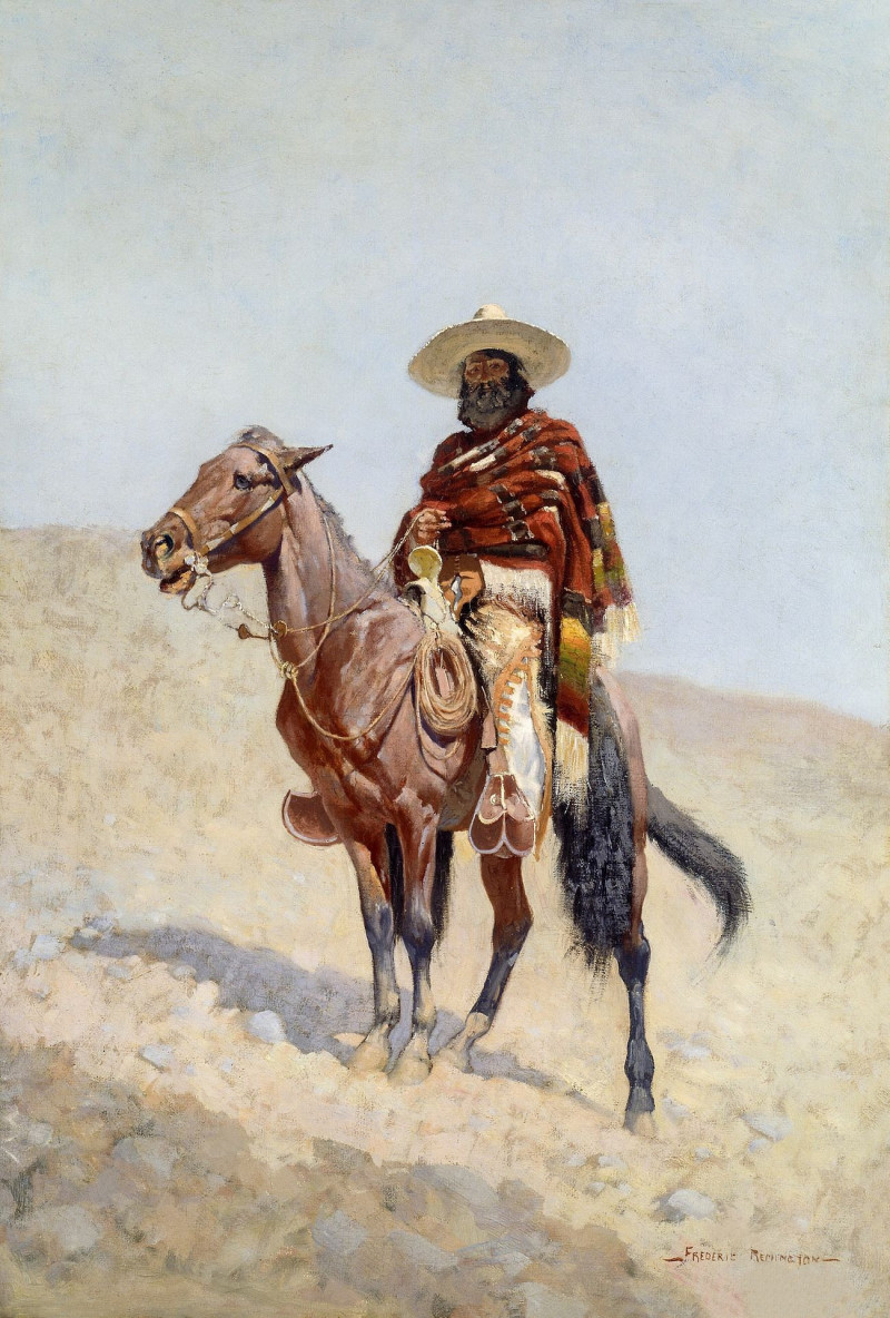 A Mexican Vaquero reproduction of painting by Frederic Remington. ALL GICLEE PRINTS